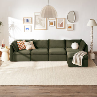 Olive Green Velvet
