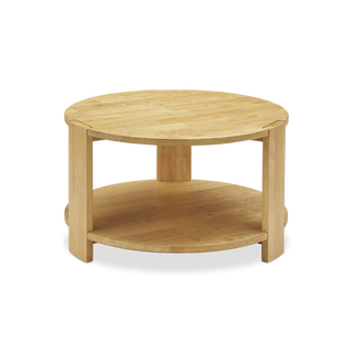 Logan Solid Wood Round Coffee Table