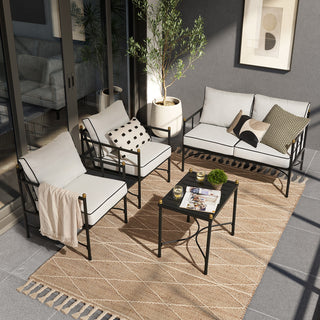 Odelia Outdoor 4-Piece Patio Set