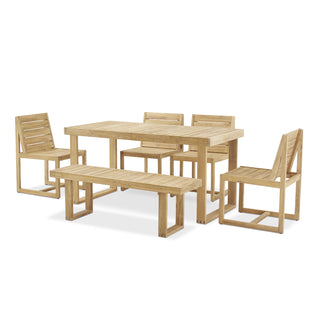 Bruno Outdoor 6-Seater Build-Your-Own Dining Set