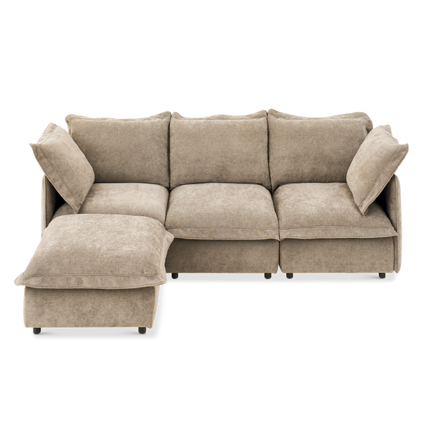 Qoosh 4-Seat L-Shaped Cloud Sofa