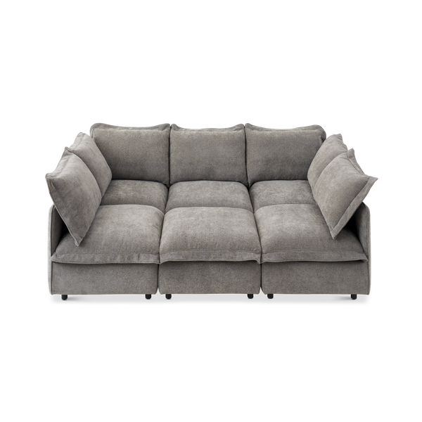 Qoosh 6-Seat Cloud Pit Sectional