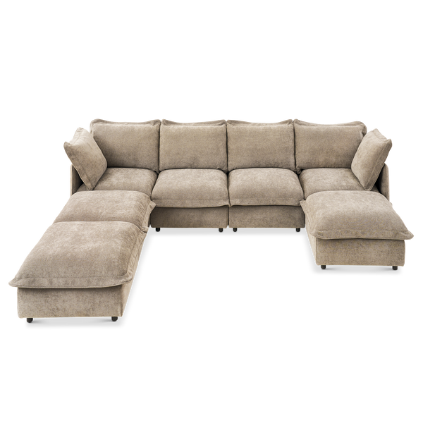 Qoosh 7-Seat U-Shaped Cloud Sofa