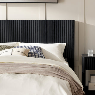 Brooklyn Headboard (King), Black Oak