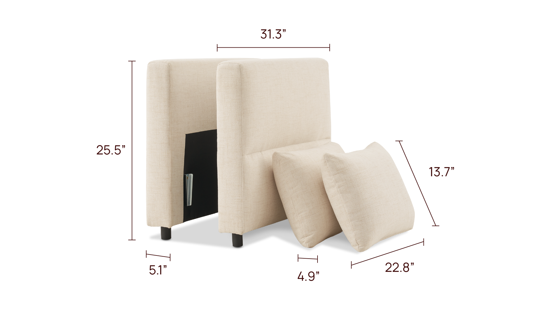 SleepStash Armrest Set