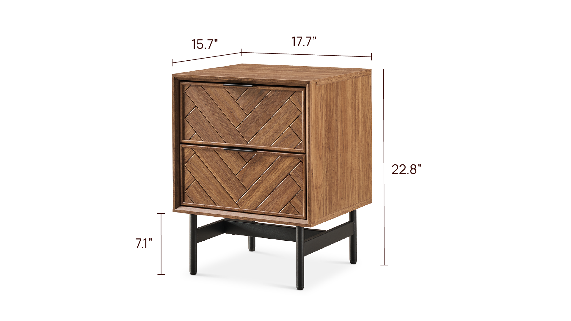 Axis 17" Nightstand Single