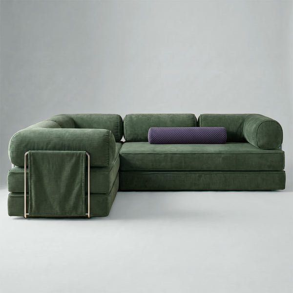 JelliCouch L-Shaped Sofa, Corner Closed