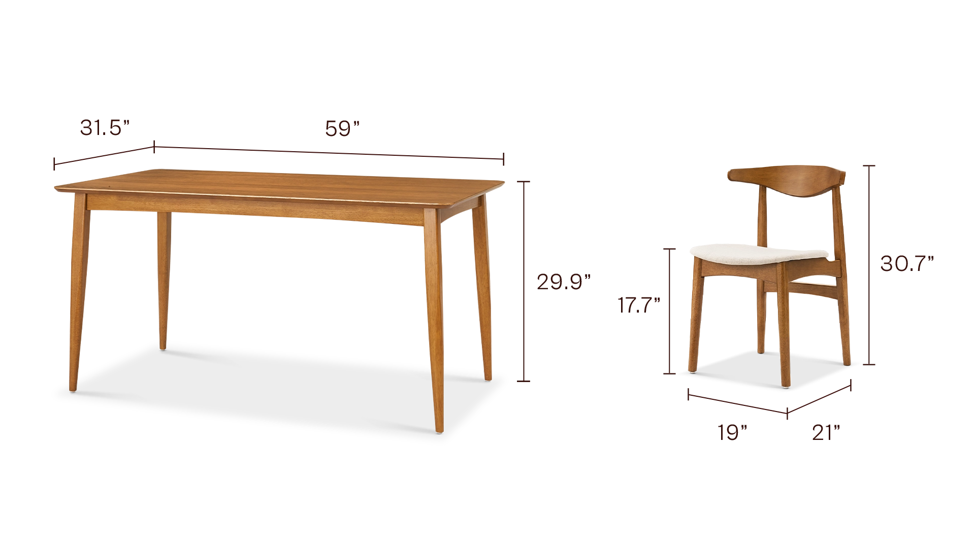 Retrovie 4S Dining Set
