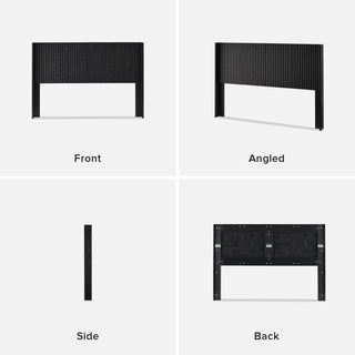 Brooklyn Headboard (Queen), Black Oak