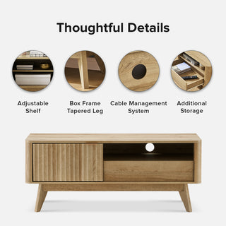 Brooklyn 47" TV Stand, Golden Oak