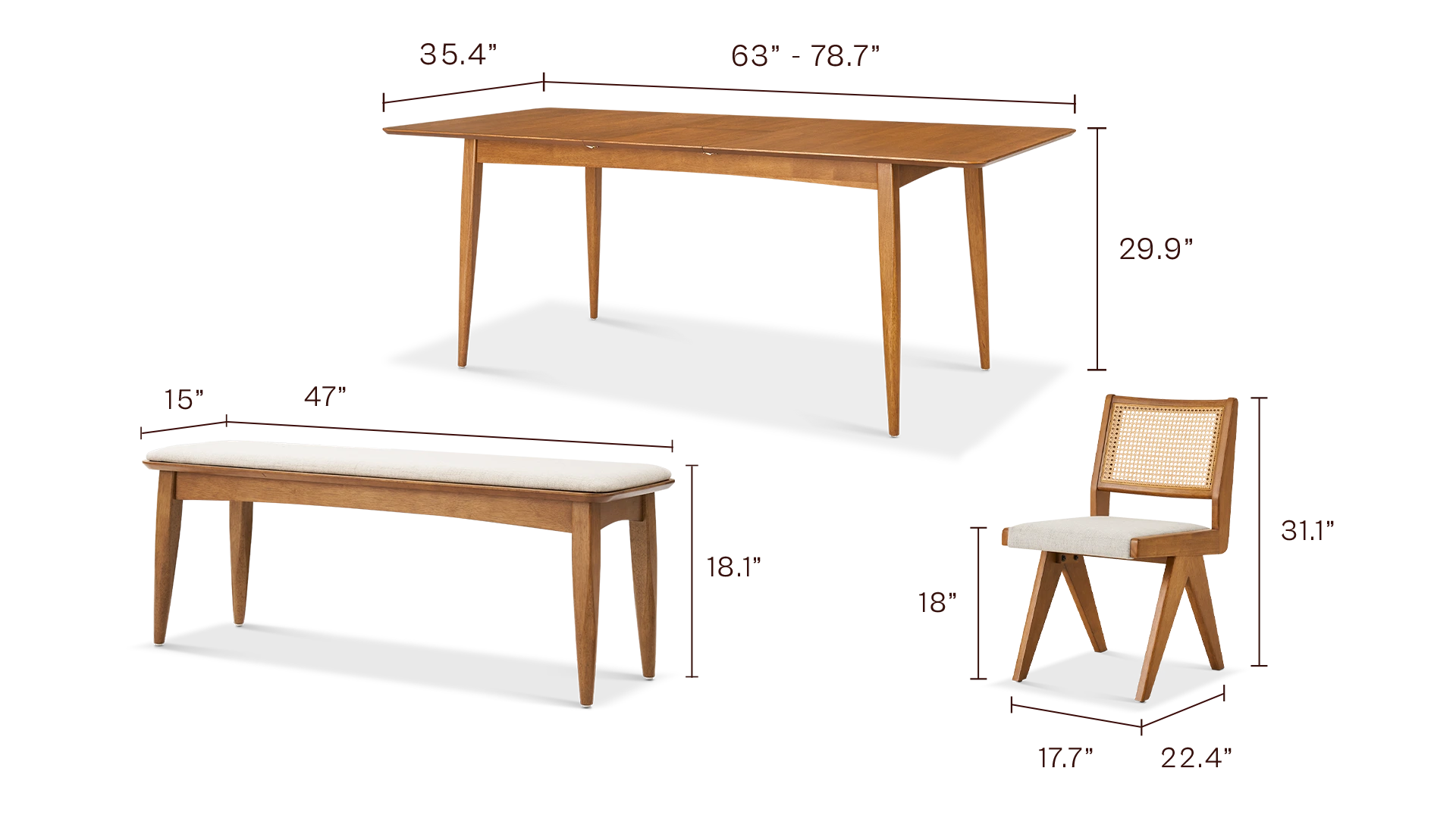 Retrovie 6S Dining Set