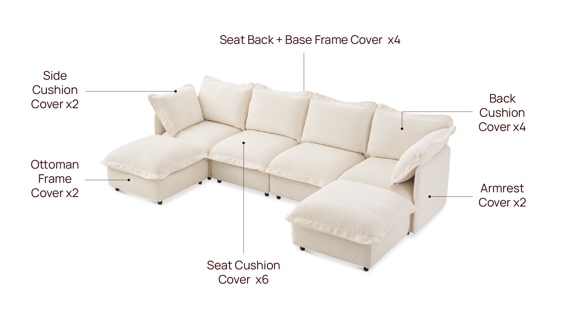 Qoosh 6U Slipcover