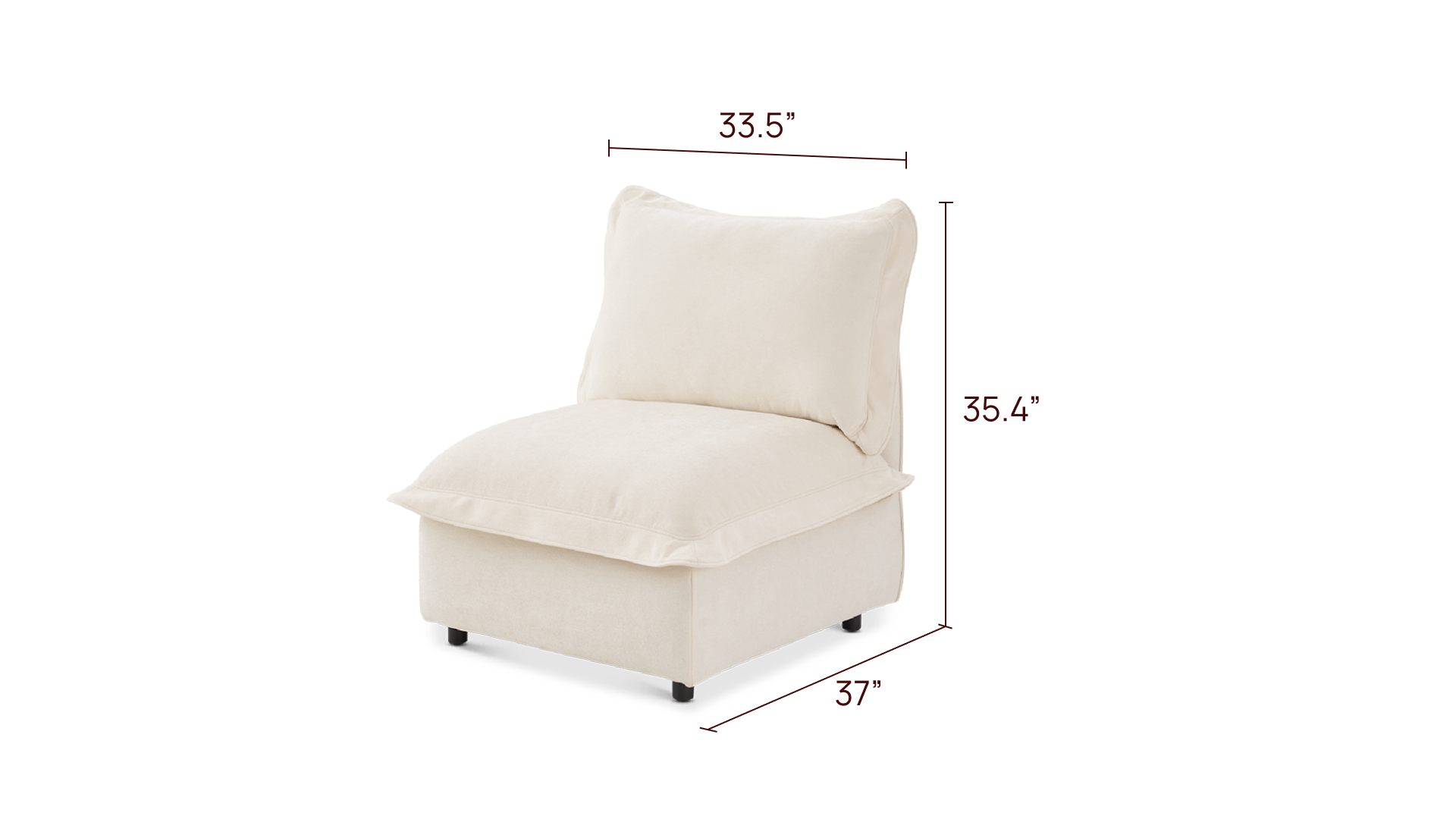 Qoosh Armless Seat