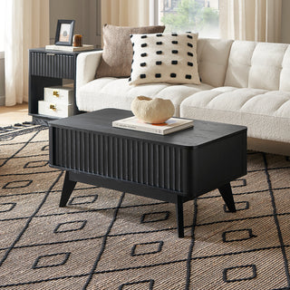 Brooklyn Lift Top Coffee Table, Black Oak