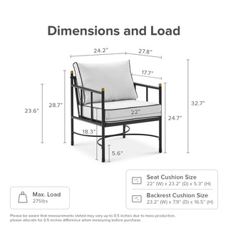 Odelia Outdoor 4-Piece Patio Set