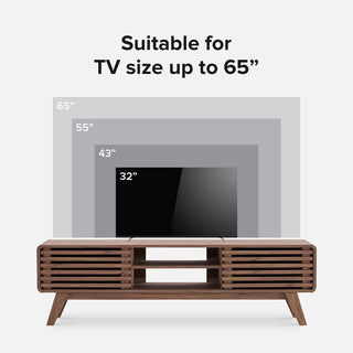 Ensley 59" TV Stand, Walnut