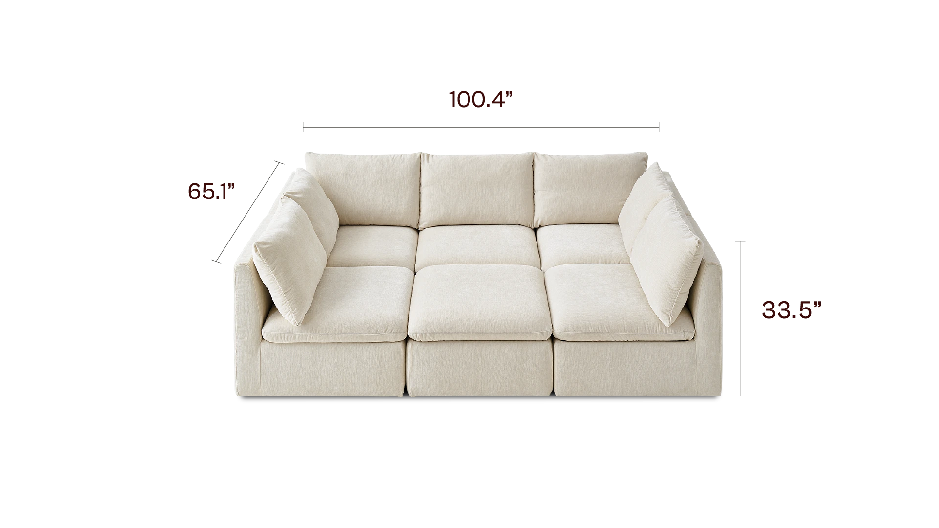 6 Seats Pit-sectional
