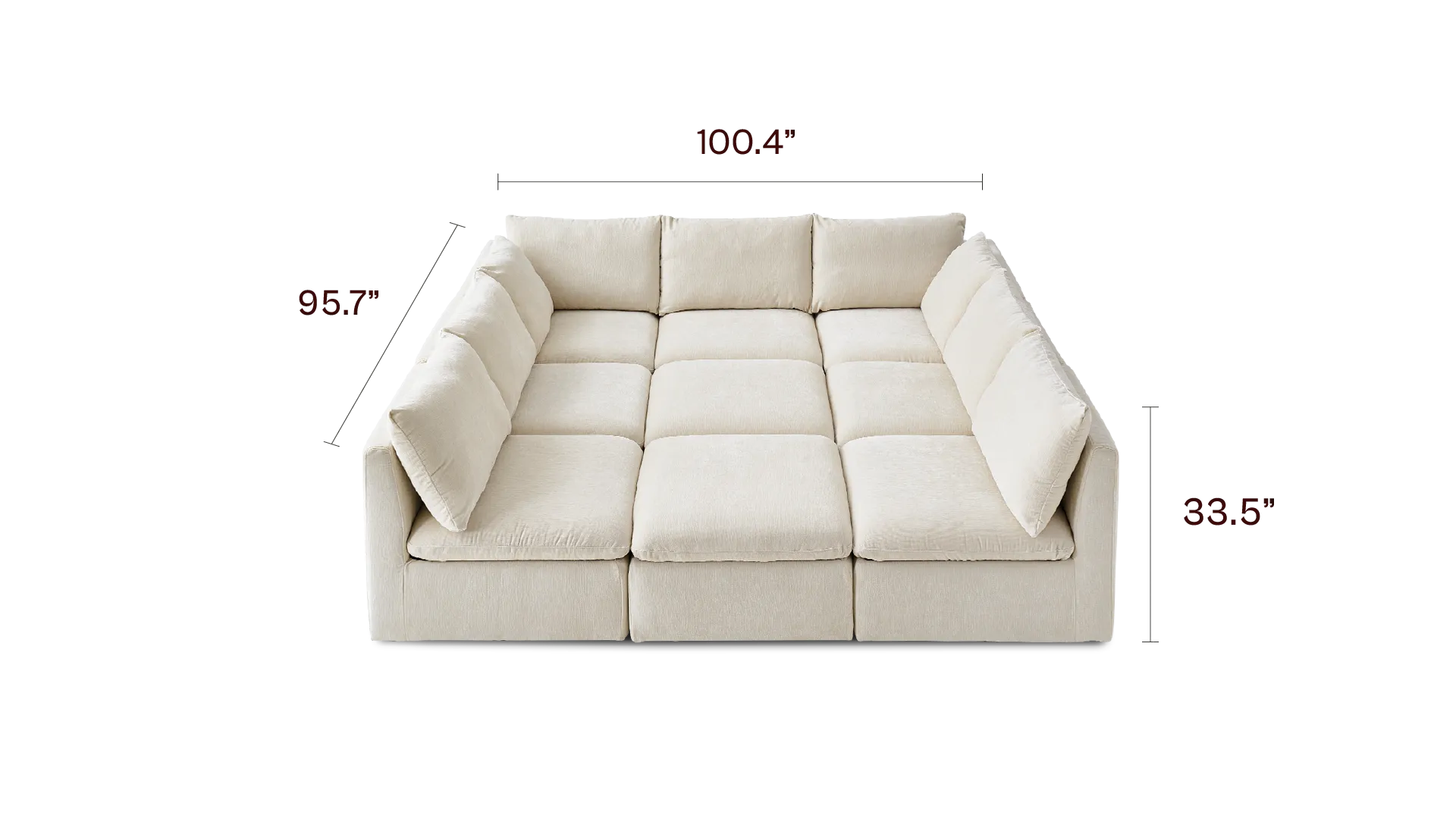 9 Seats Pitsectional