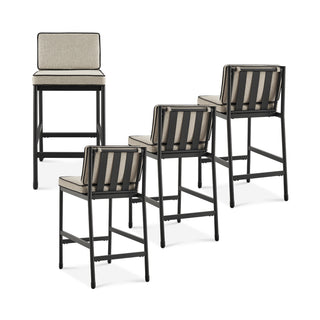 Odelia Outdoor Counter Stools (Beige Olefin)