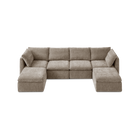 Macy 6-Seat U-Shaped Modular Sofa