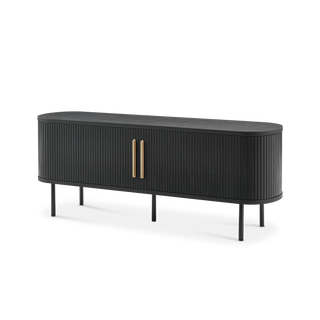 Quin Tambour 59" TV Stand, Black