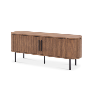 Quin Tambour 59" TV Stand, Walnut