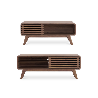 Ensley 46" TV Stand + Coffee Table, Walnut