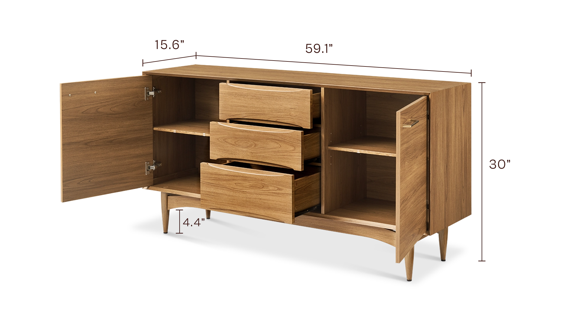 Retrovie 59” Sideboard