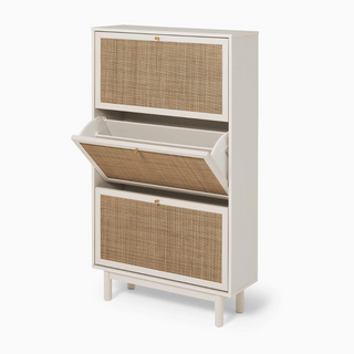 Hannah Shoe Cabinet, White