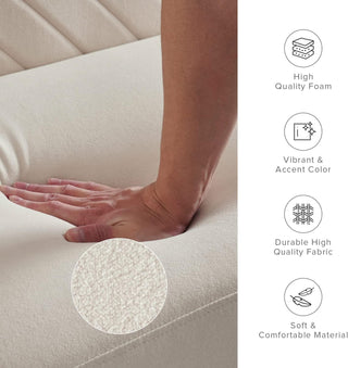 Chloe Futon Sofa Bed, Snow Velvet