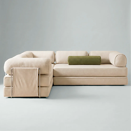 JelliCouch L-Shaped Sofa, Corner Closed