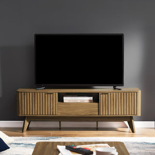 Brooklyn 57" TV Stand, Natural Walnut