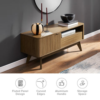 Brooklyn 47" TV Stand, Natural Walnut