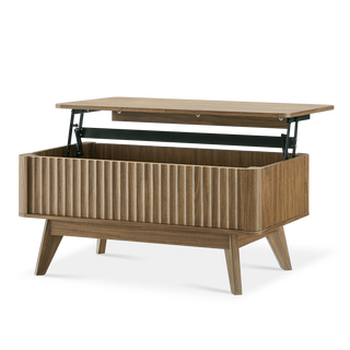 Brooklyn Lift Top Coffee Table, Natural Walnut