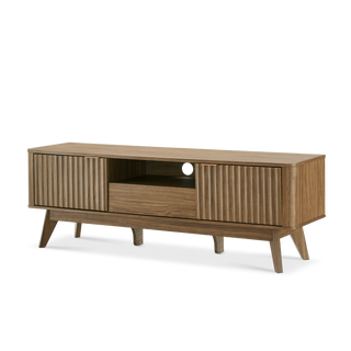 Brooklyn 57" TV Stand, Natural Walnut