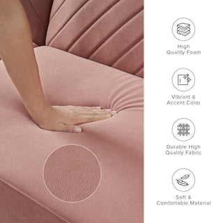 Chloe Futon Sofa Bed, Old Rosa Velvet