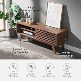 Ensley 46" TV Stand, Walnut