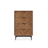 Axis Herringbone 4-Drawer Dresser