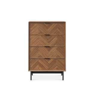 Axis Herringbone 4-Drawer Dresser