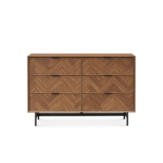 Axis Herringbone 6-Drawer Dresser