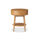 Retrovie Mid-Century Modern Round Side Table