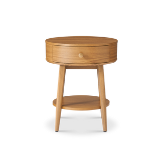 Retrovie Mid-Century Modern Round Side Table