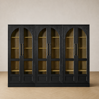 Blake Tall Acrylic Display Cabinet Arched