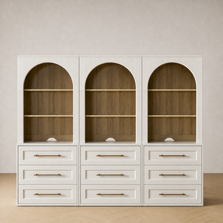Blake 3 Drawer Dresser with Hutch