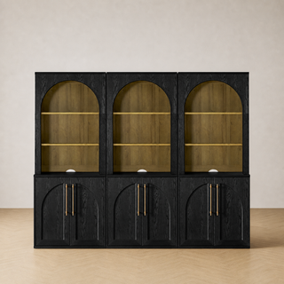 Blake Modular Storage Cabinet with Hutch Arched