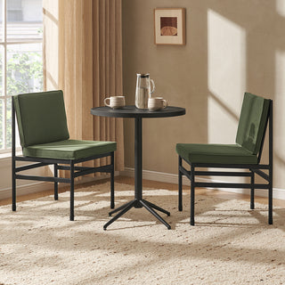 Odelia Bistro Set (Olive Green Velvet)