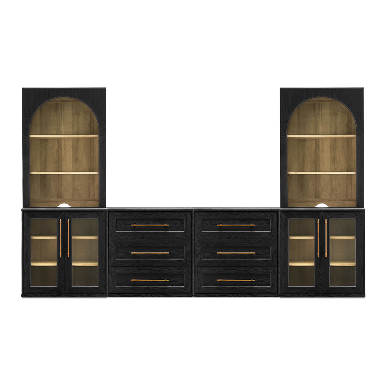 black dresser tv stand GIKPAL Stand, Dressers for Bedroom for 55" TV with Po onmeus resistant wood top for TVs up to 45 Blake 4 Piece Entertainment Center