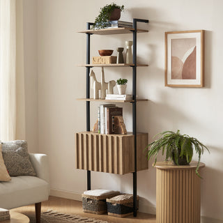 Norwin 3-Tier Ladder Shelf Cabinet