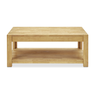 Logan Solid Wood Rectangle Coffee Table