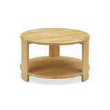 Logan Solid Wood Round Coffee Table